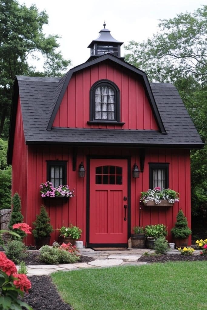 Elegant Mini Barn Home Design