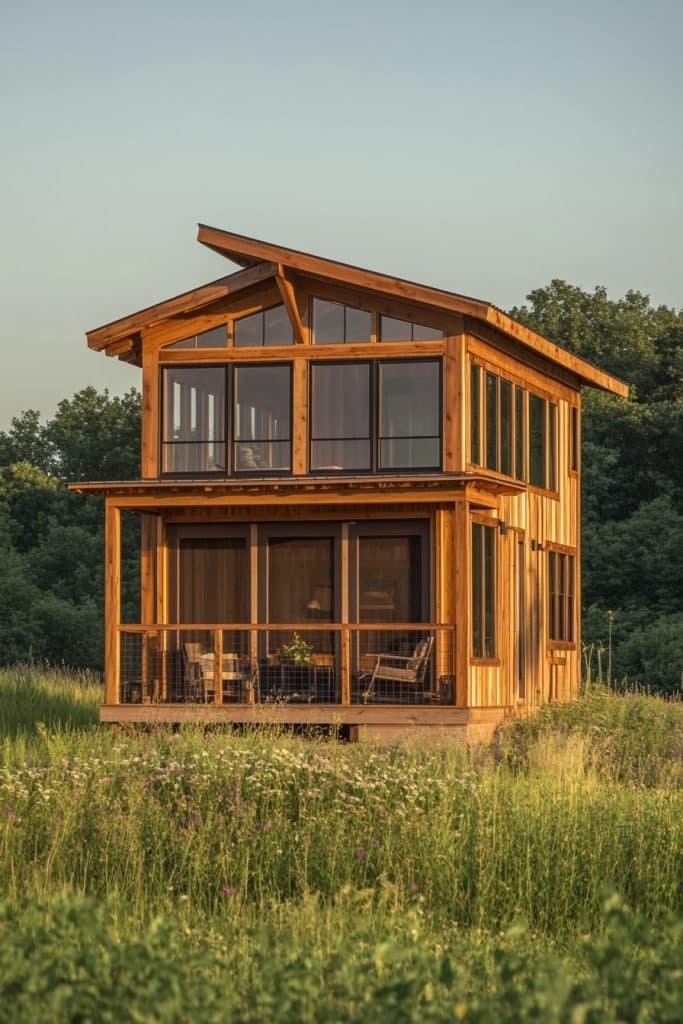 Prairie-Style Mini Barn