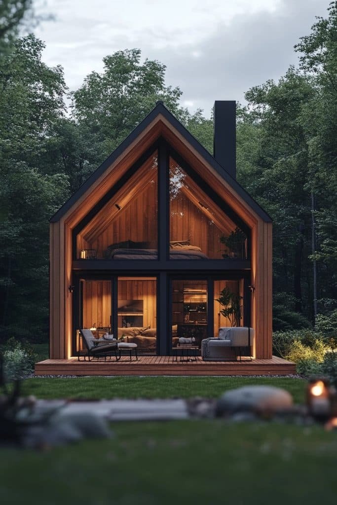 Sleek Compact Barn Living