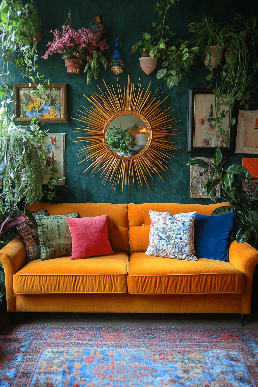 19 Colorful Boho Decor Ideas to Mix Patterns and Textures