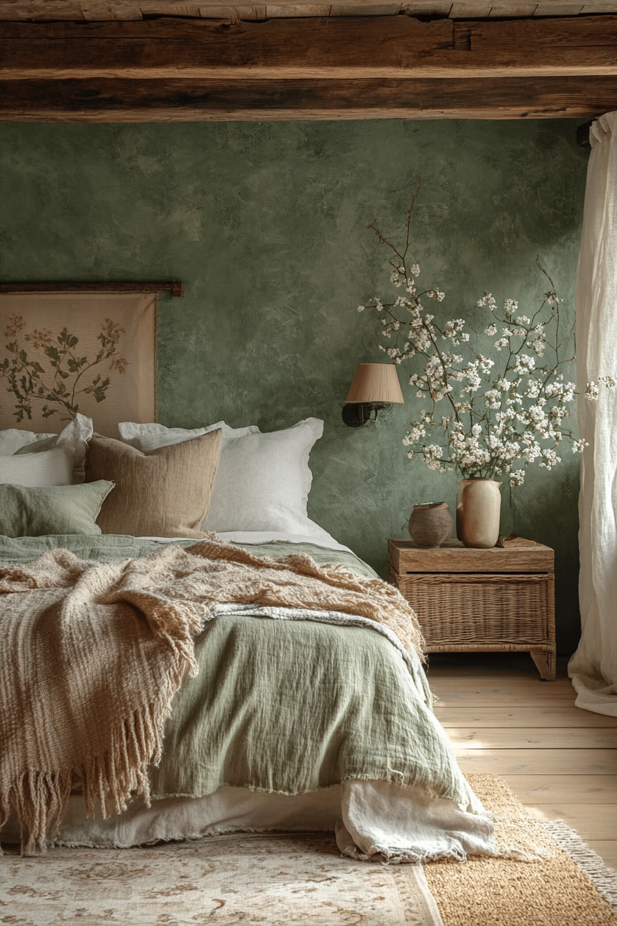 19 Sage Green Farmhouse Bedroom Ideas Perfect for Any Season