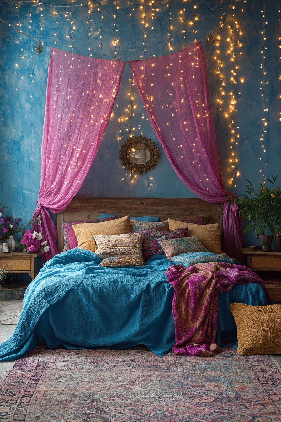 19 Colorful Boho Decor Ideas to Mix Patterns and Textures