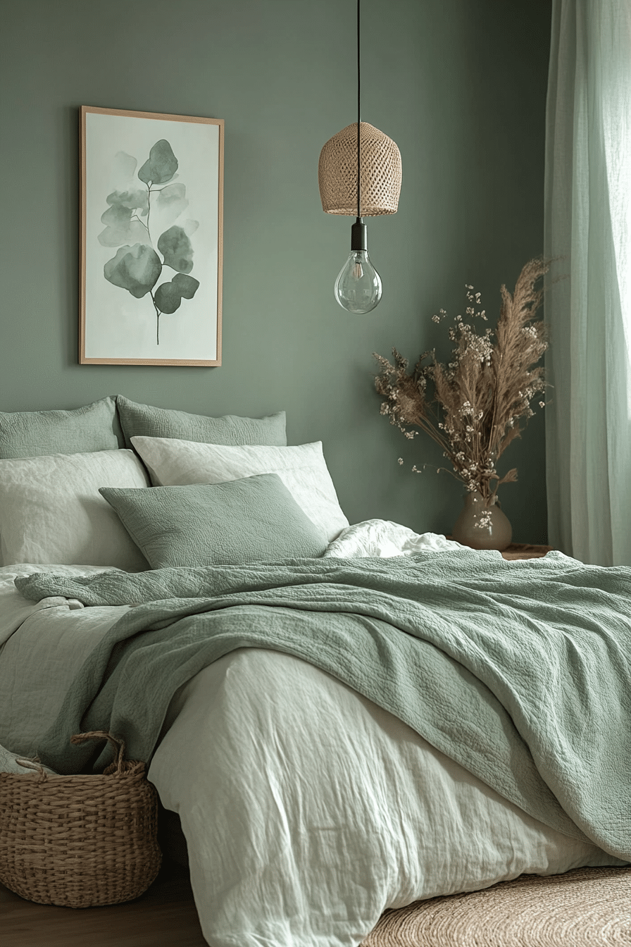 19 Sage Green Farmhouse Bedroom Ideas Perfect for Any Season