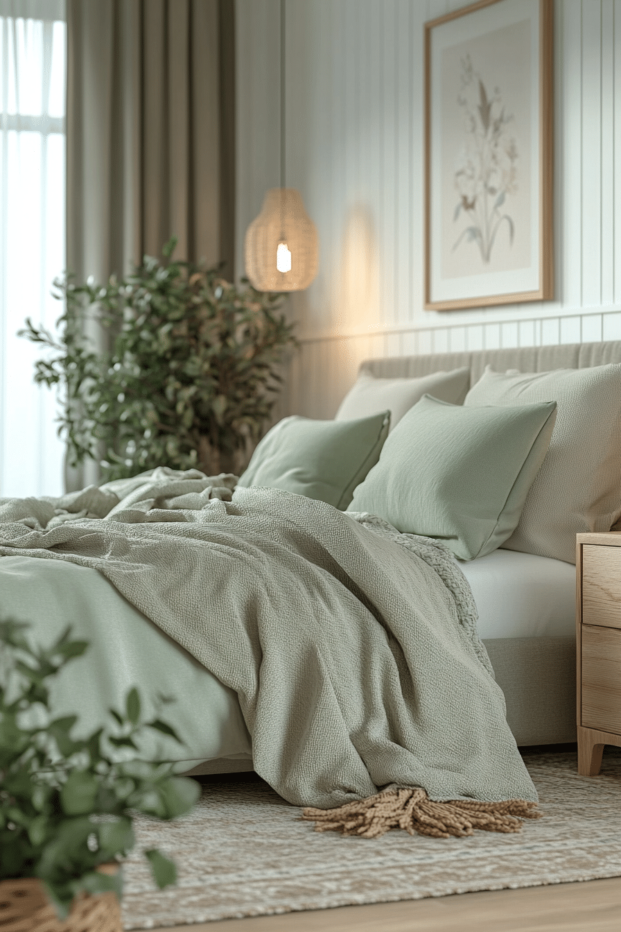 19 Sage Green Farmhouse Bedroom Ideas Perfect for Any Season