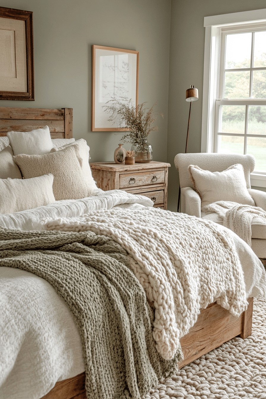 19 Sage Green Farmhouse Bedroom Ideas Perfect for Any Season