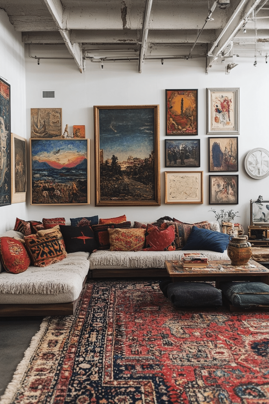 19 Colorful Boho Decor Ideas to Mix Patterns and Textures