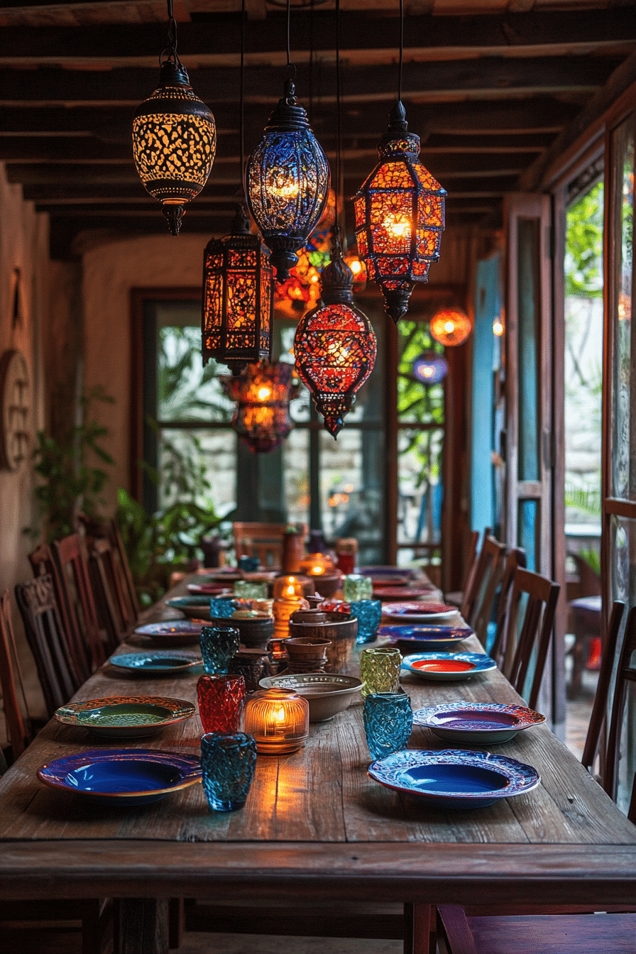 19 Colorful Boho Decor Ideas to Mix Patterns and Textures