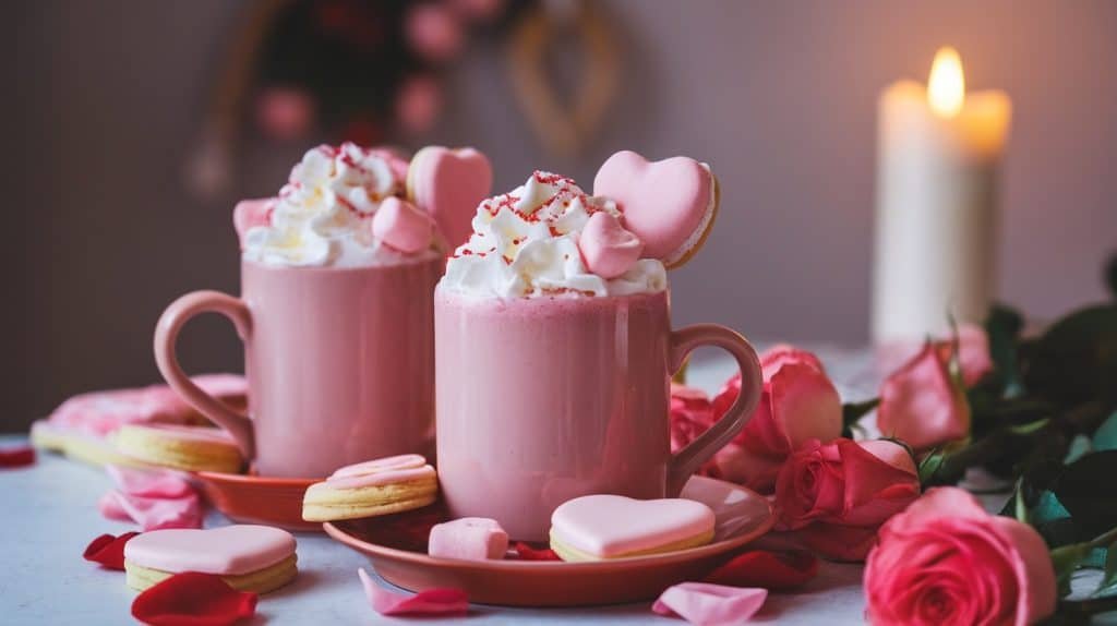 Pink Velvet Hot Chocolate