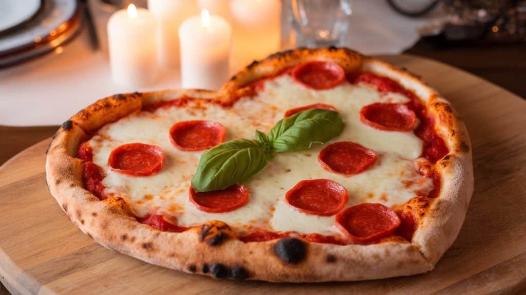 Heart-Shaped Pizza