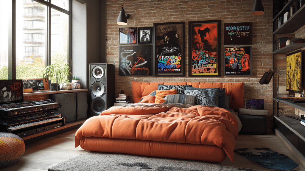 street style bedroom