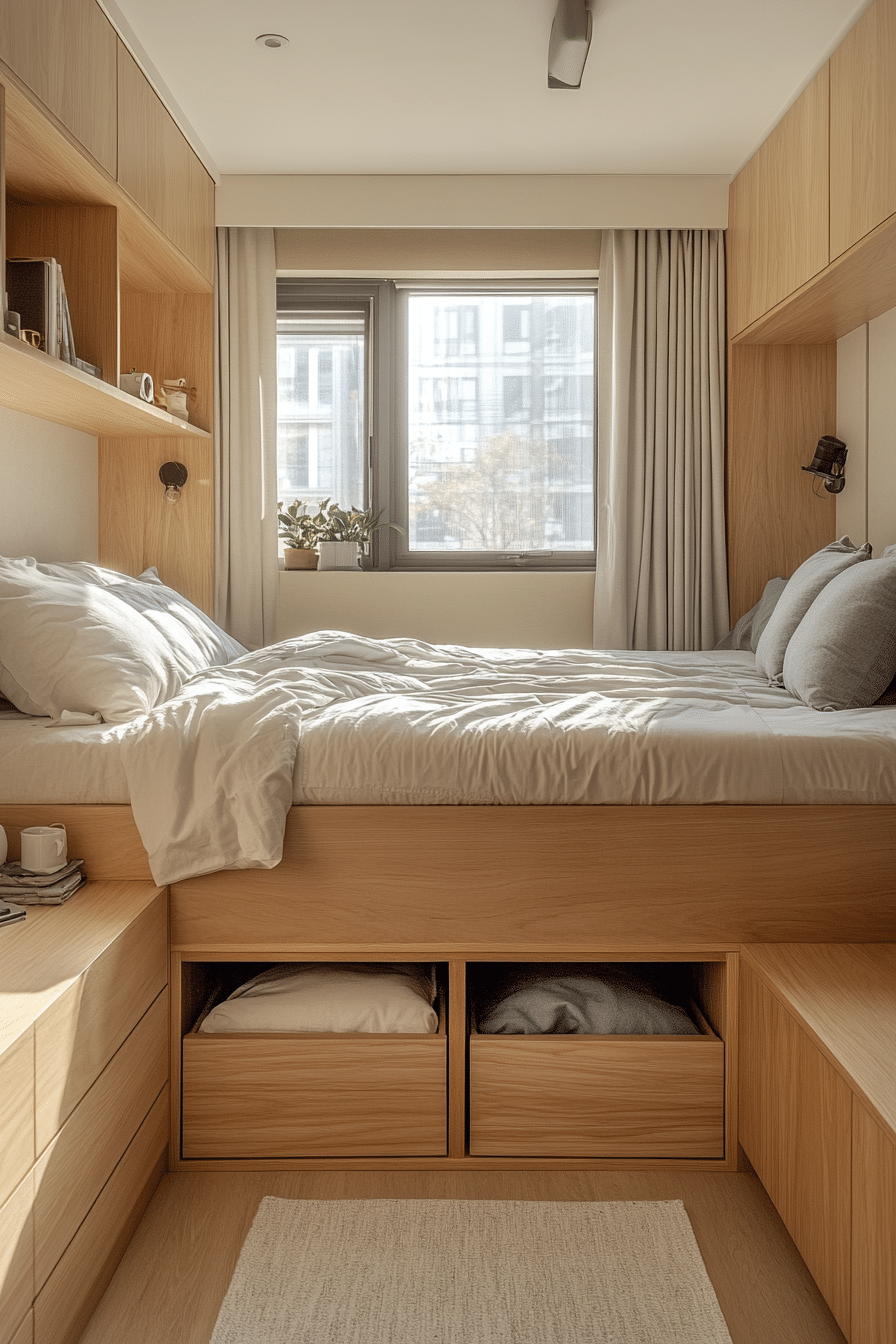 20 Tiny Bedroom Apartment Ideas to Make the Most of Your Limited Space