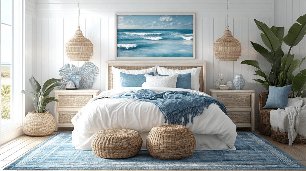 boho coastal bedroom