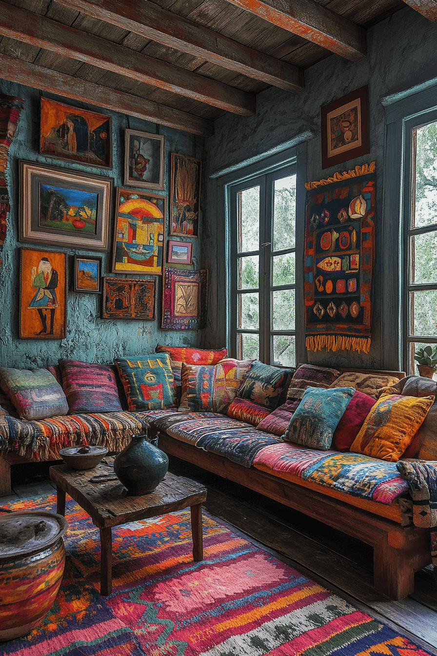 25 Boho Maximalist Living Room Ideas for a Bold and Eclectic Space