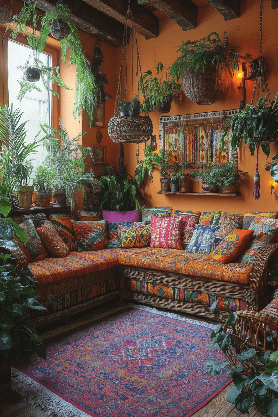 25 Boho Maximalist Living Room Ideas for a Bold and Eclectic Space