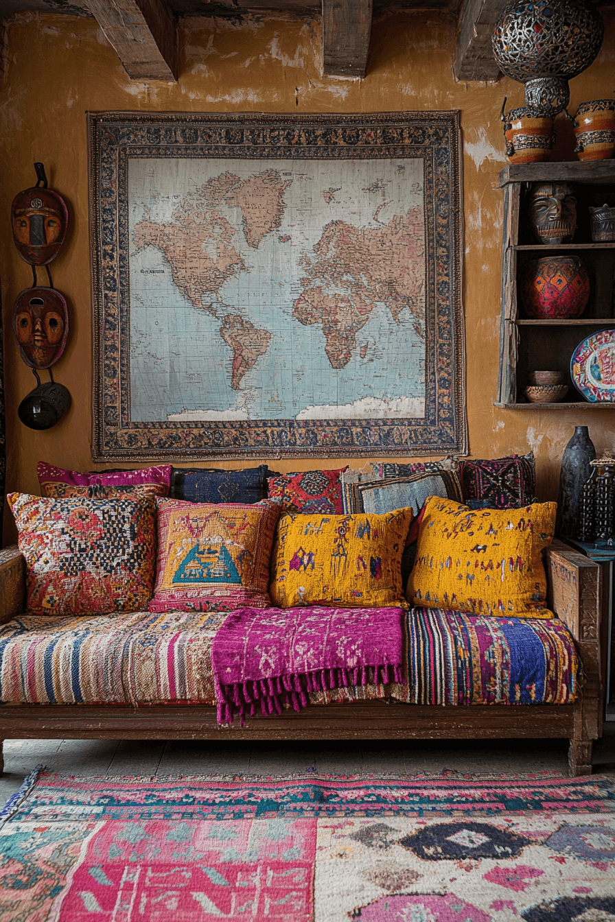 25 Boho Maximalist Living Room Ideas for a Bold and Eclectic Space