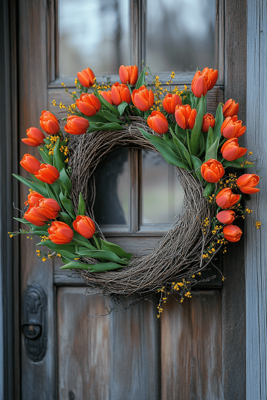 25 Easter Wreaths for Front Door to Create a Festive First Impression