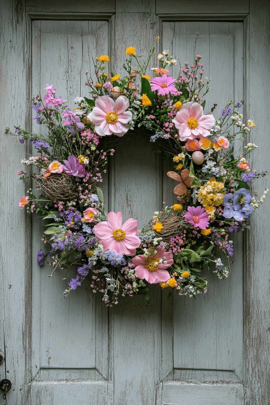 25 Easter Wreaths for Front Door to Create a Festive First Impression