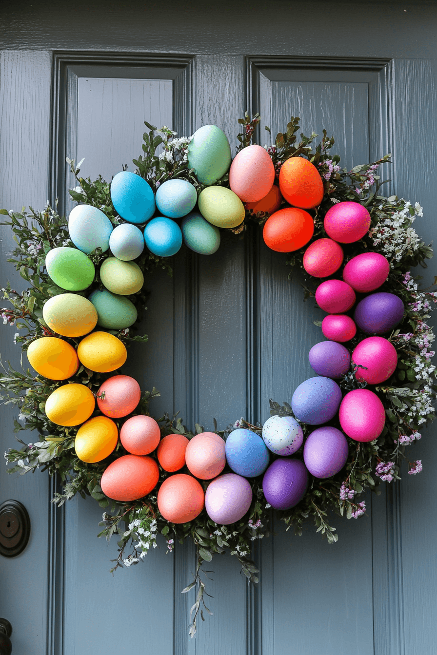 25 Easter Wreaths for Front Door to Create a Festive First Impression