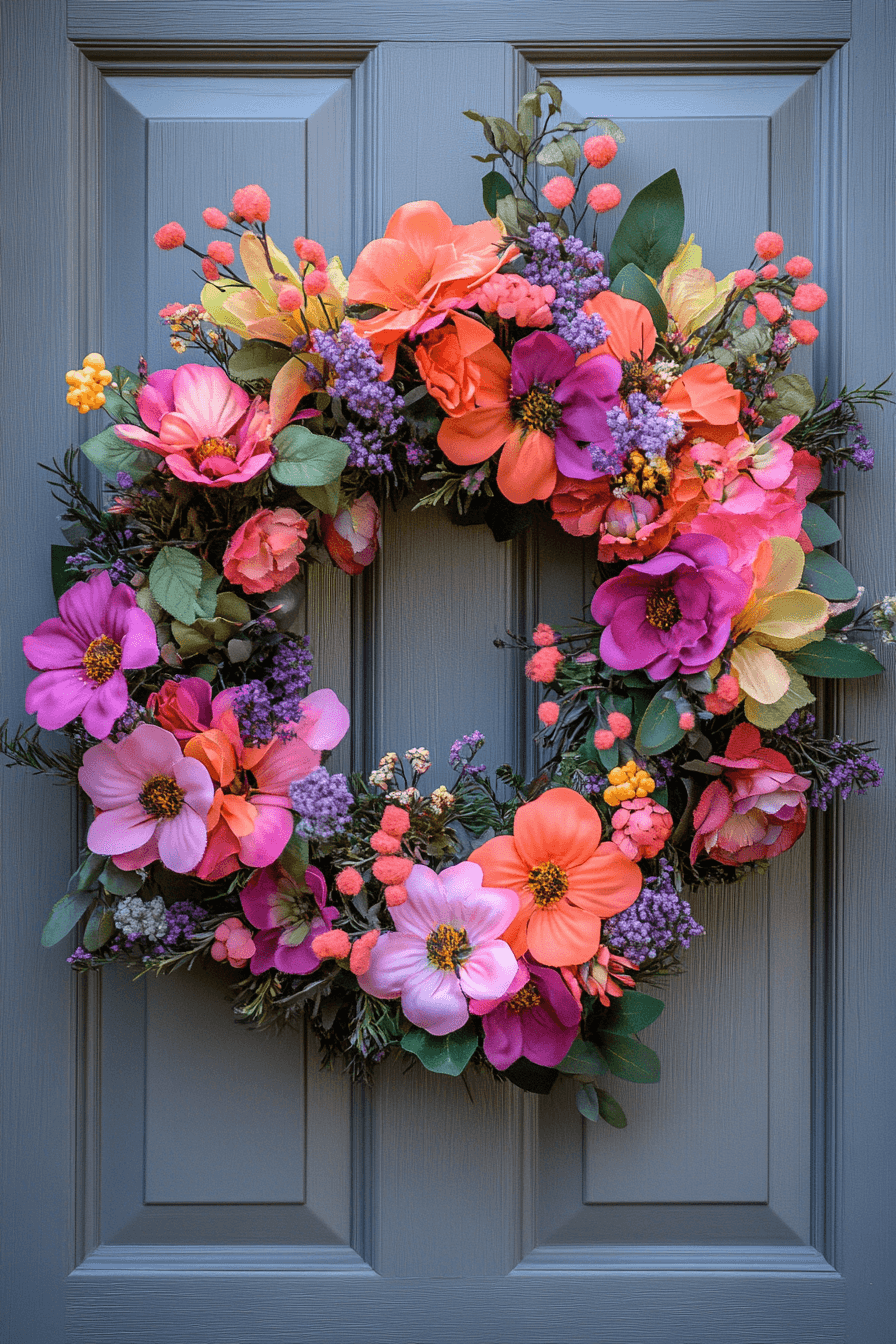25 Easter Wreaths for Front Door to Create a Festive First Impression