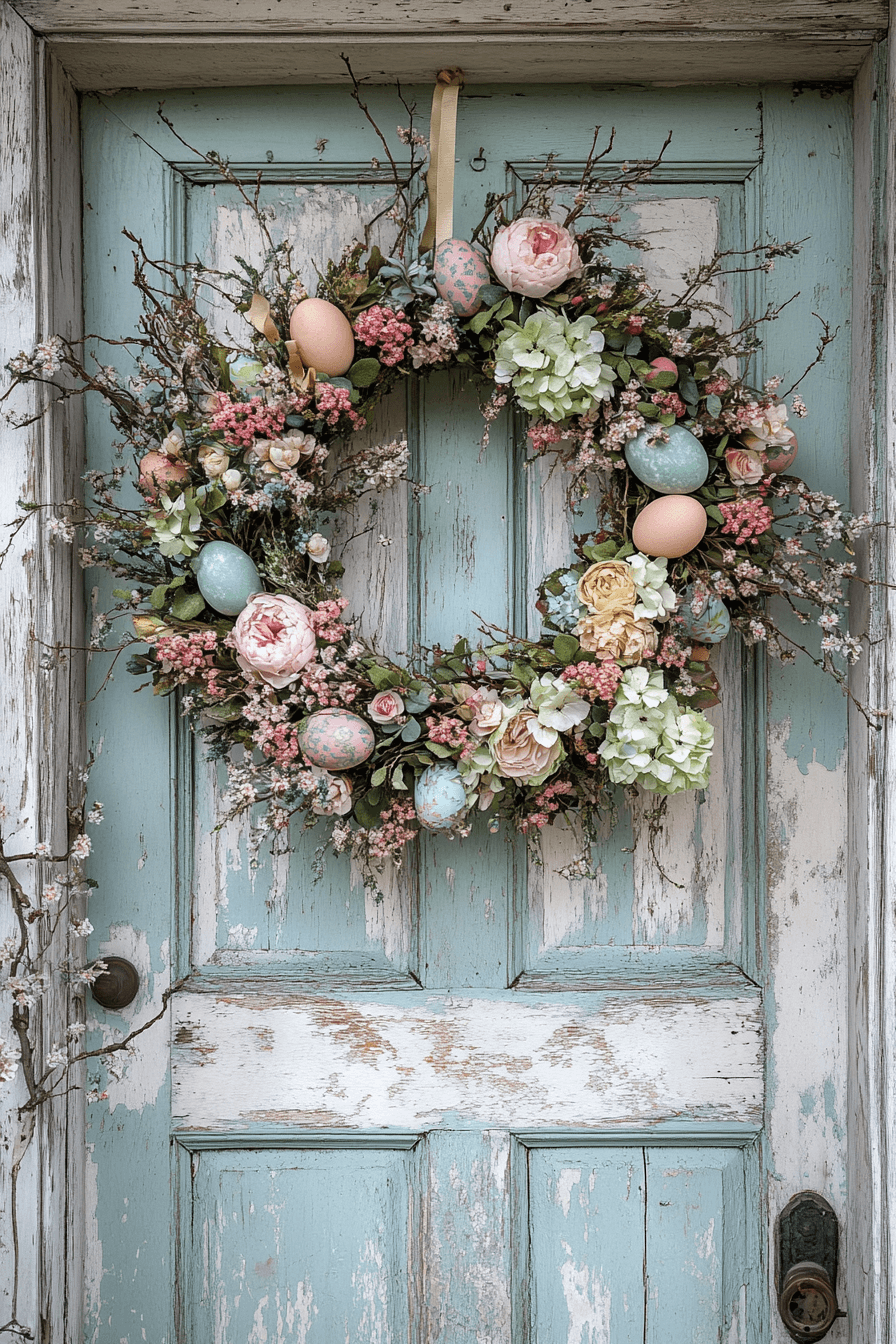 25 Easter Wreaths for Front Door to Create a Festive First Impression