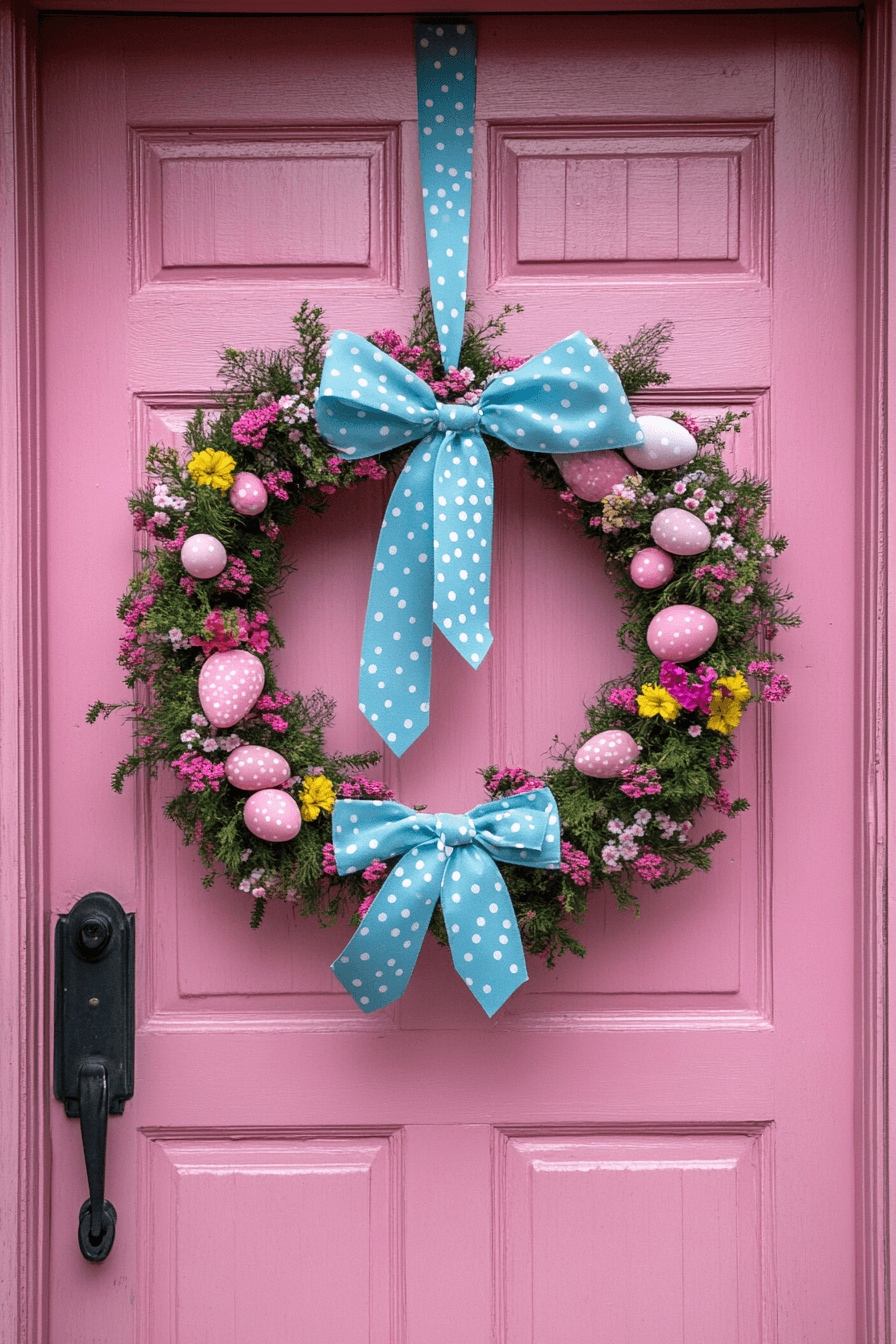 25 Easter Wreaths for Front Door to Create a Festive First Impression