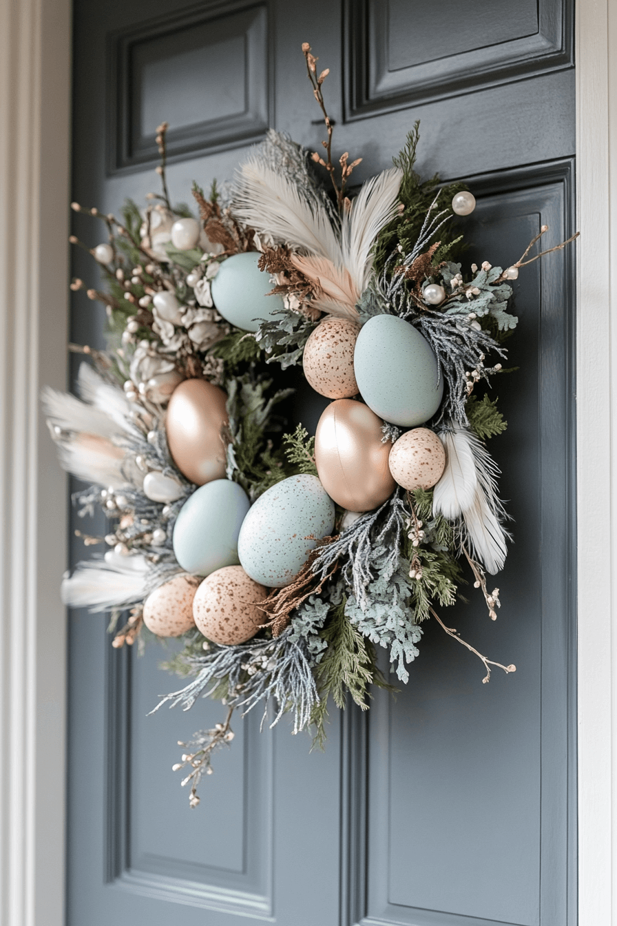 25 Easter Wreaths for Front Door to Create a Festive First Impression