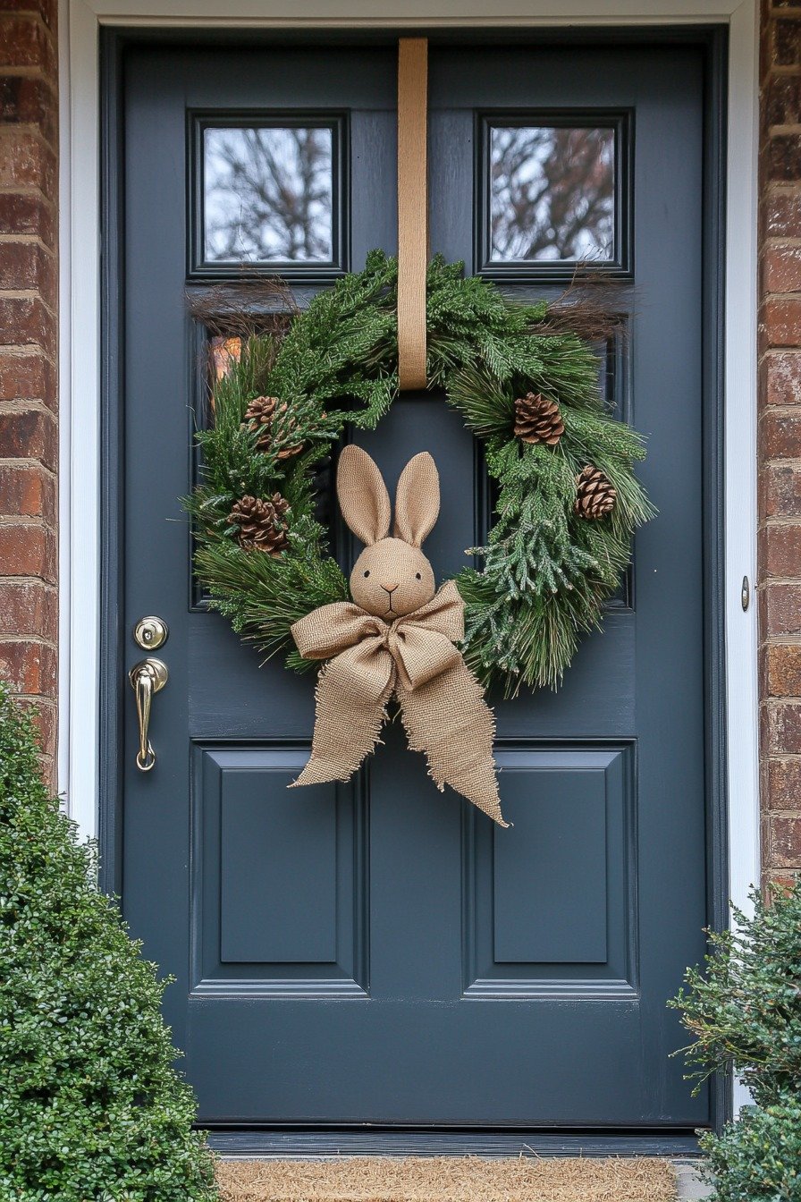 25 Easter Wreaths for Front Door to Create a Festive First Impression