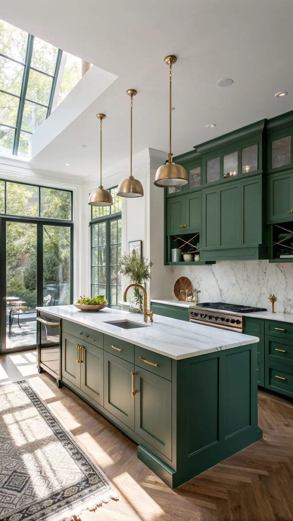 Emerald Green Kitchen Cabinets: A Luxurious Design Statement That'll Make Your Kitchen Pop