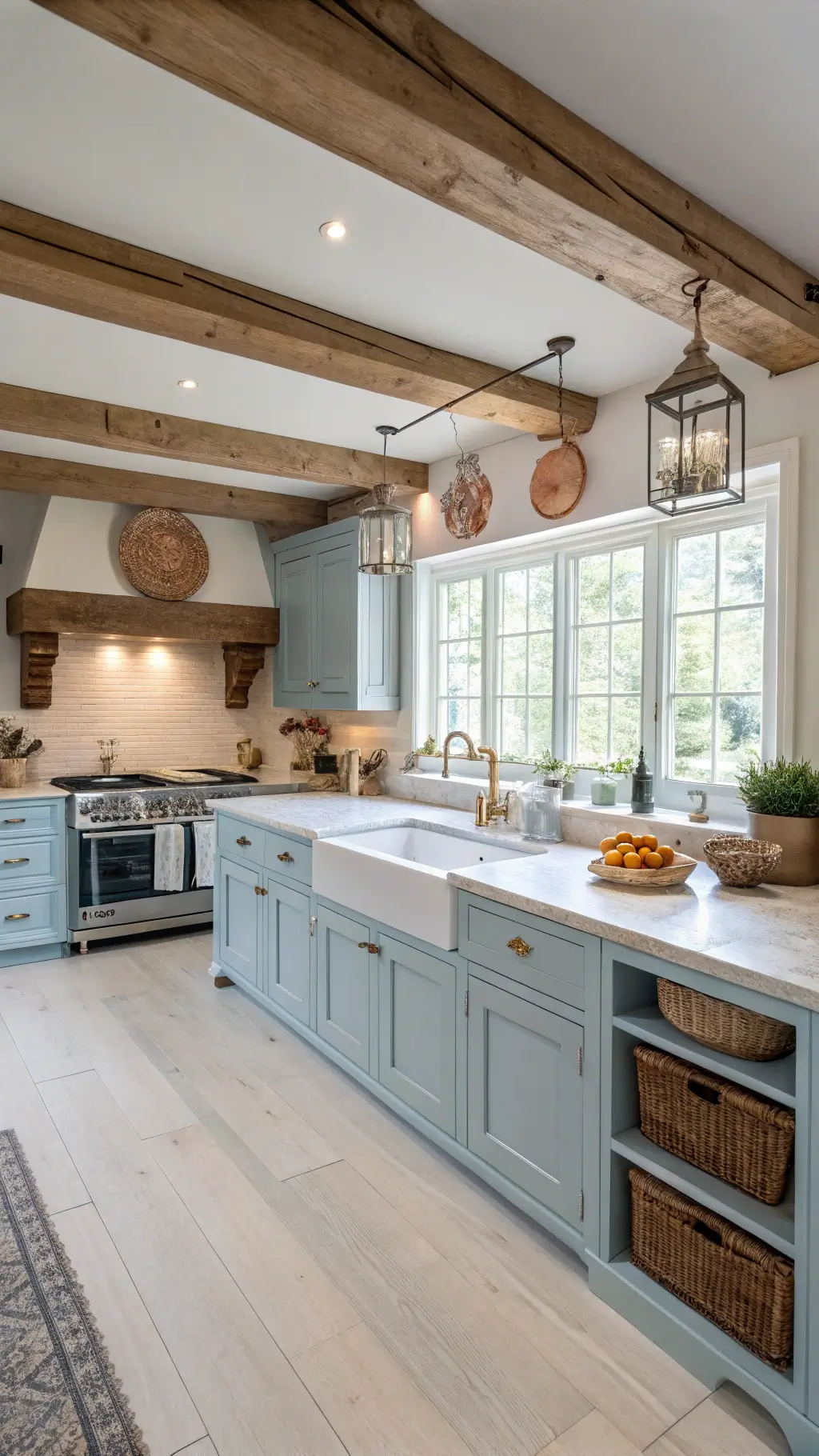 Powder Blue Kitchen Cabinets: A Breath of Fresh Style