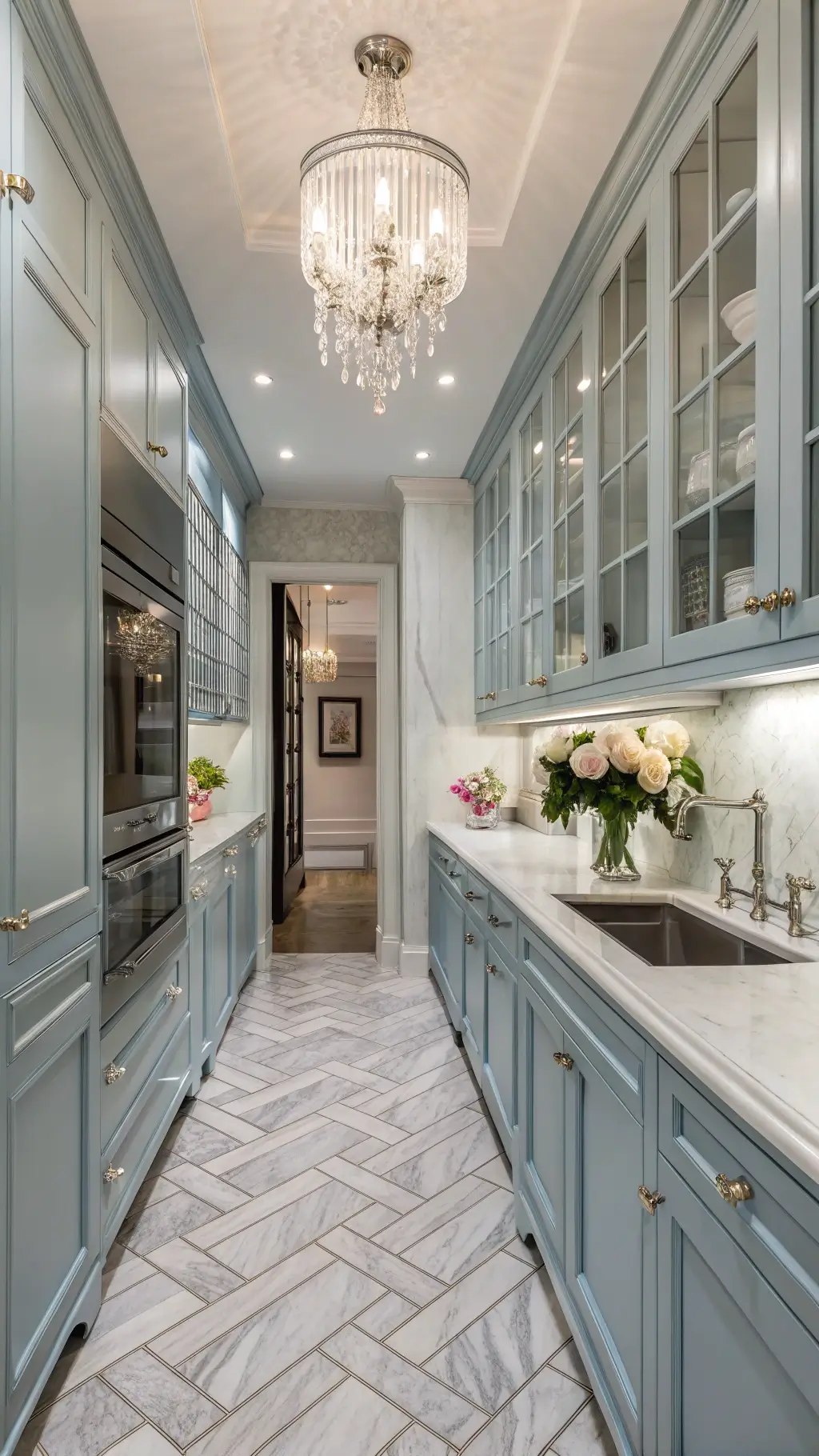 Powder Blue Kitchen Cabinets: A Breath of Fresh Style