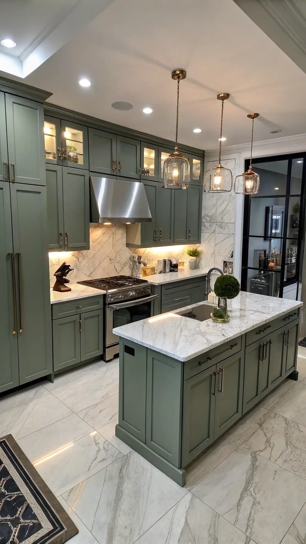 Pewter Green Kitchen Cabinets: A Sophisticated Design Choice for Modern Homes