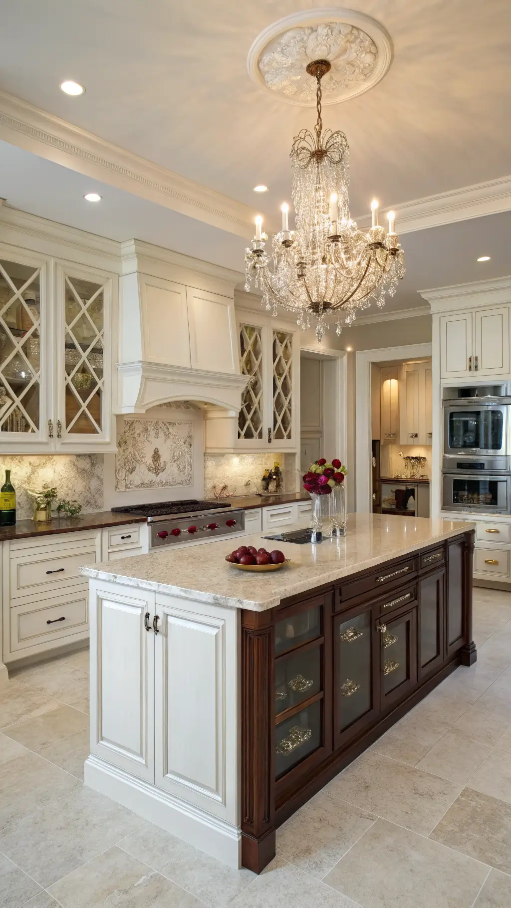 White and Wood Kitchen Cabinets: A Timeless Design Symphony