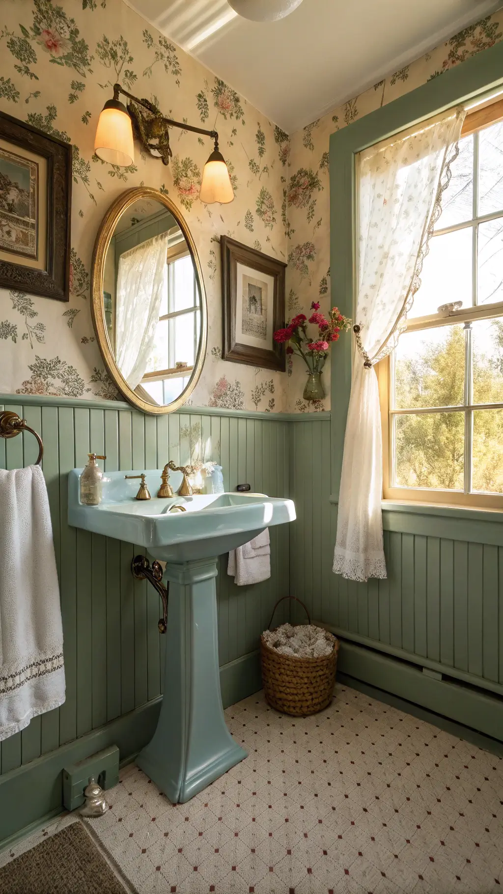 Granny Chic Bathrooms: Vintage Charm Meets Modern Design