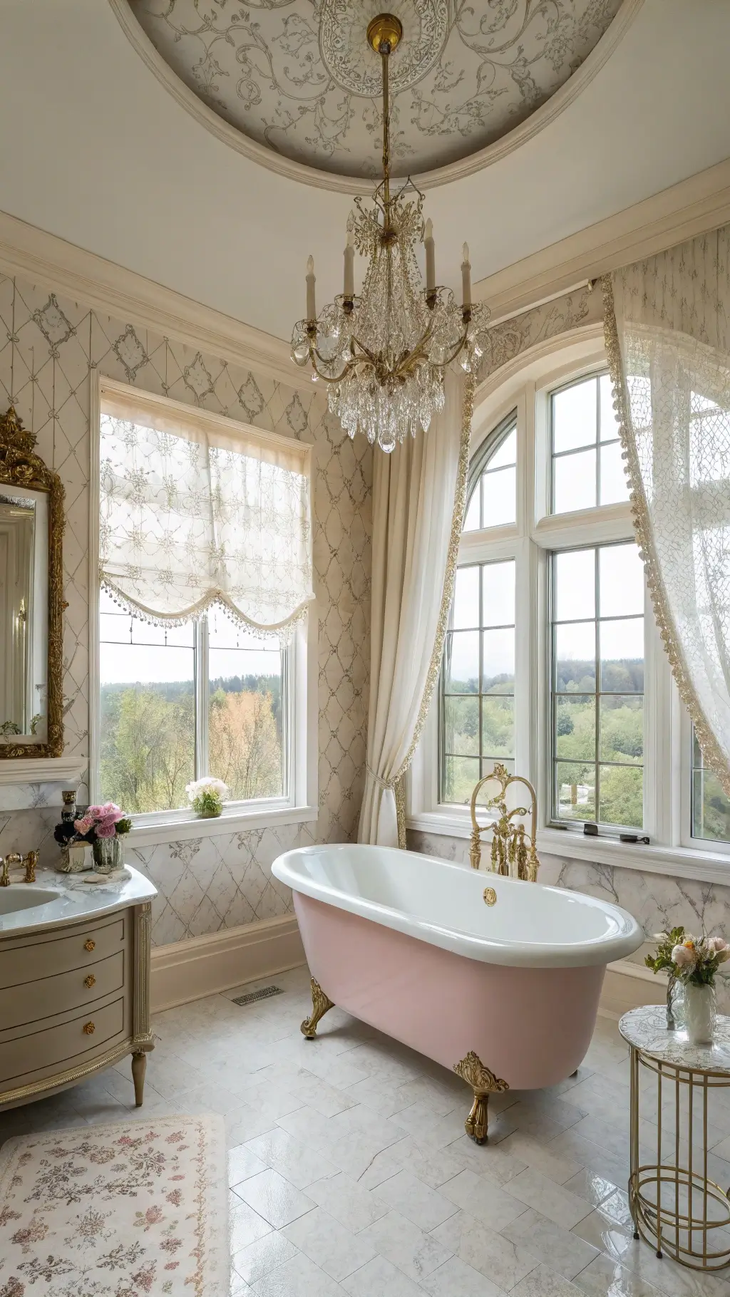 Granny Chic Bathrooms: Vintage Charm Meets Modern Design