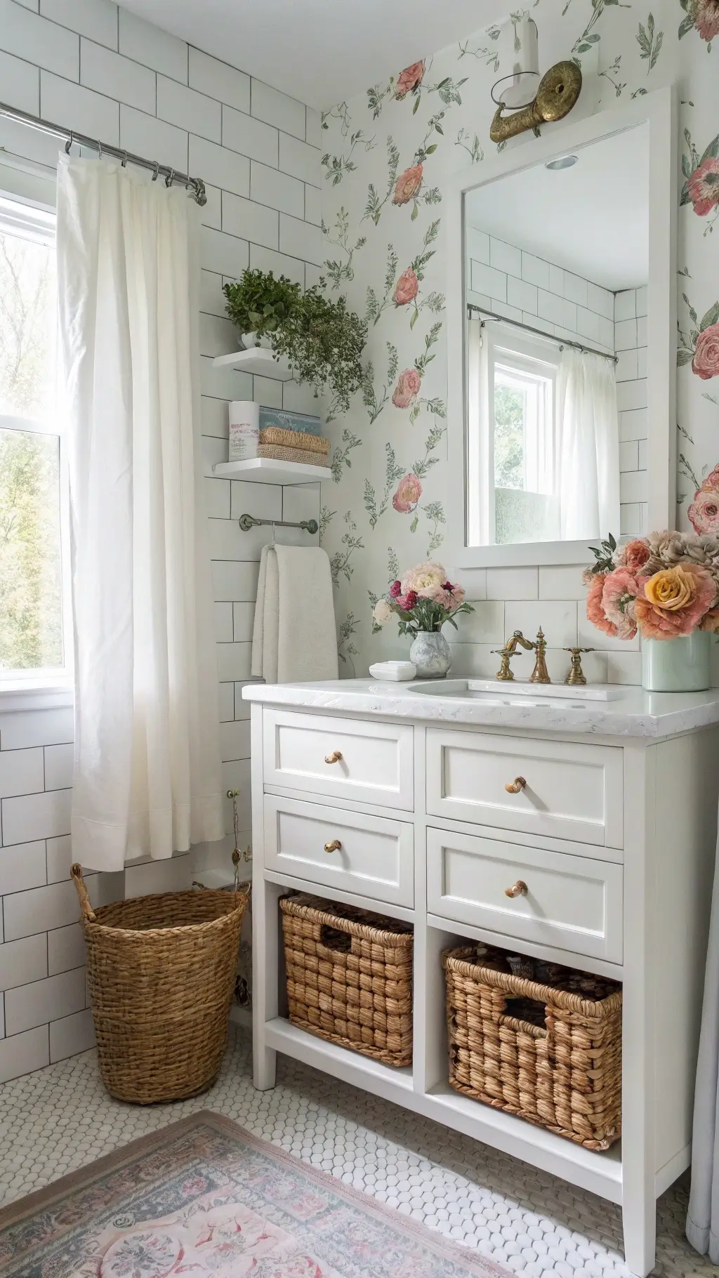 Granny Chic Bathrooms: Vintage Charm Meets Modern Design