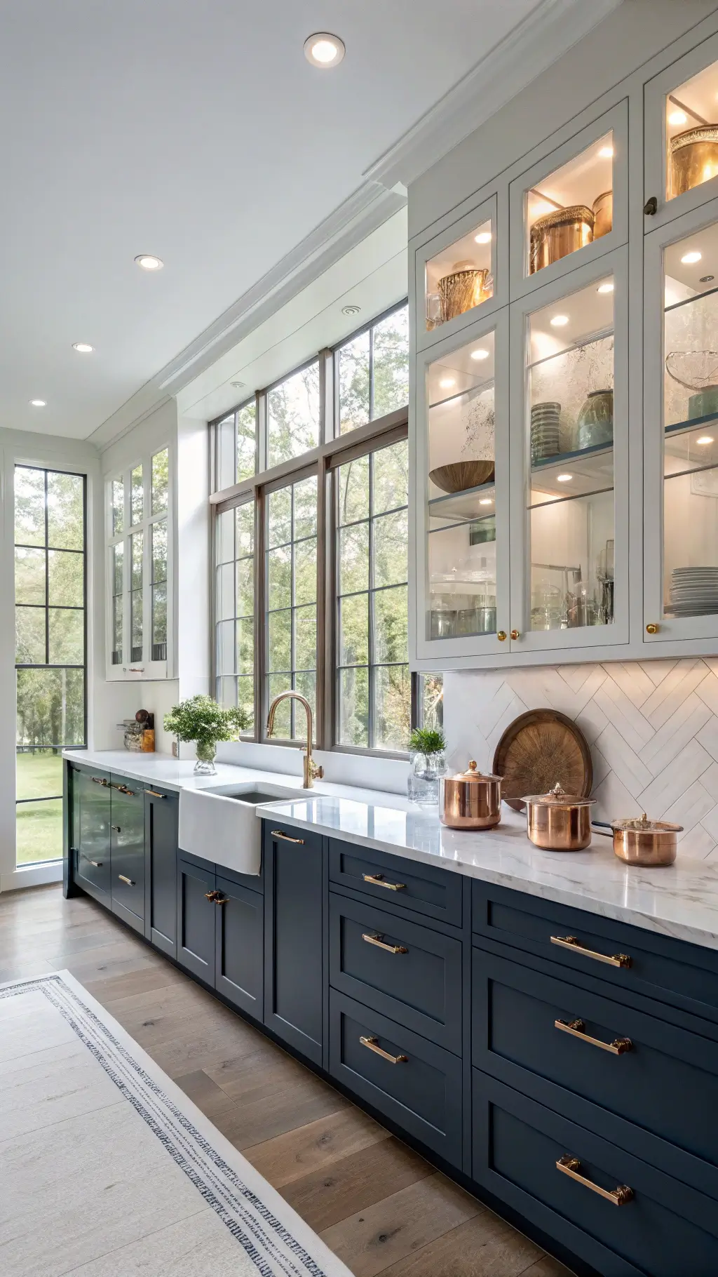 Glass Kitchen Cabinets: Transforming Your Culinary Space with Elegance and Functionality