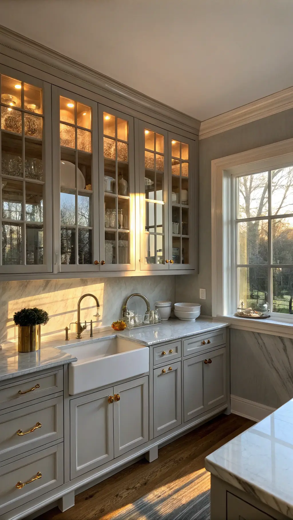 Glass Kitchen Cabinets: Transforming Your Culinary Space with Elegance and Functionality
