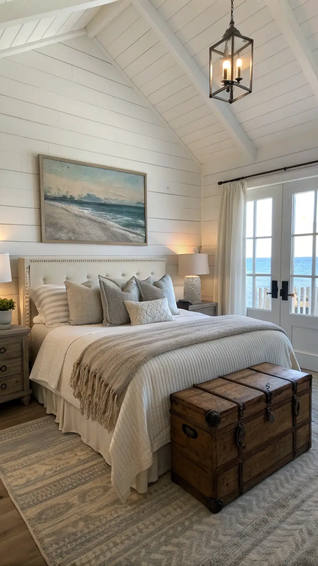 Coastal Cabin Retreat: Transform Your Kitchen and Bedroom with Effortless Beach-Inspired Style
