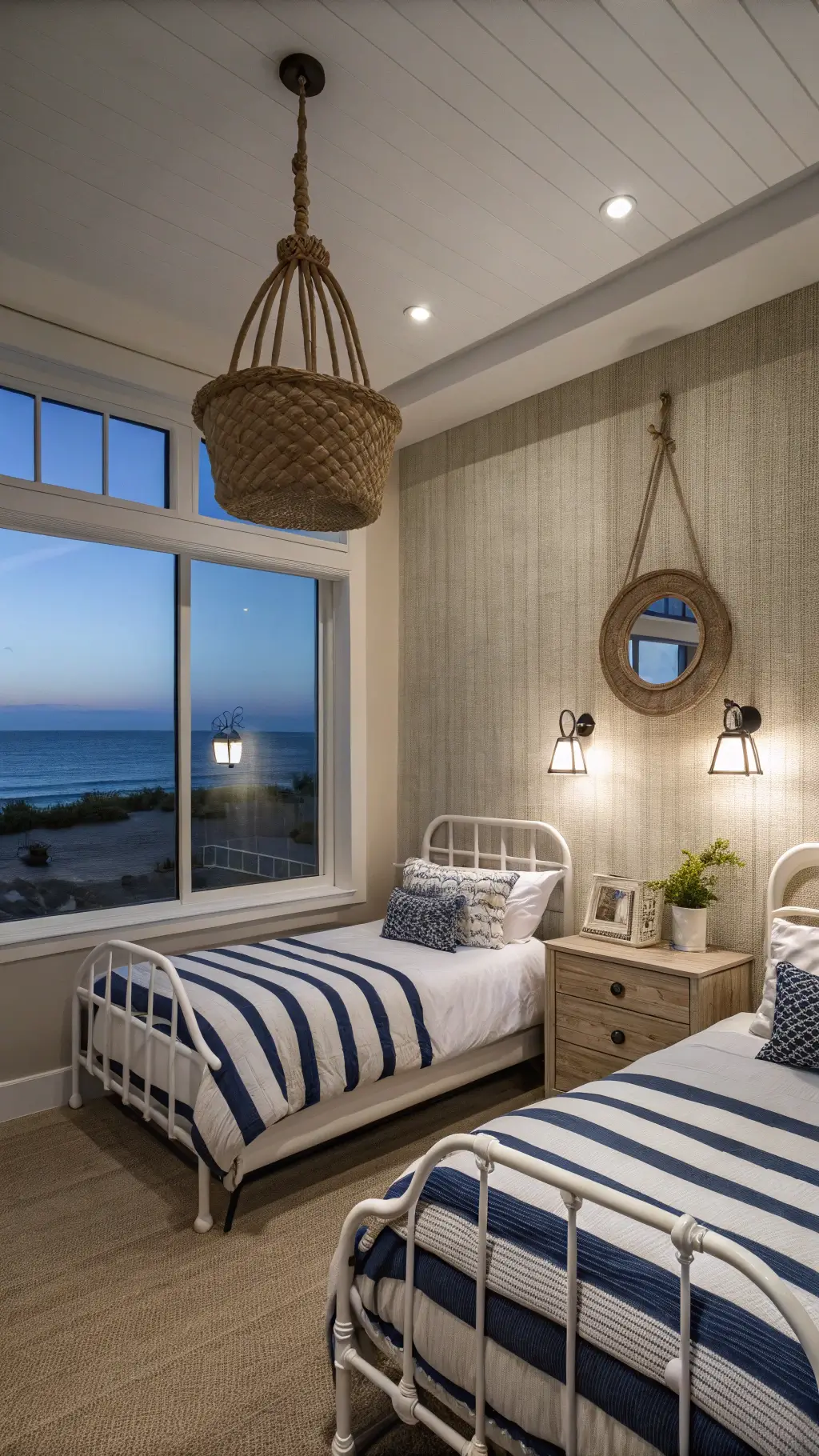 Coastal Cabin Retreat: Transform Your Kitchen and Bedroom with Effortless Beach-Inspired Style