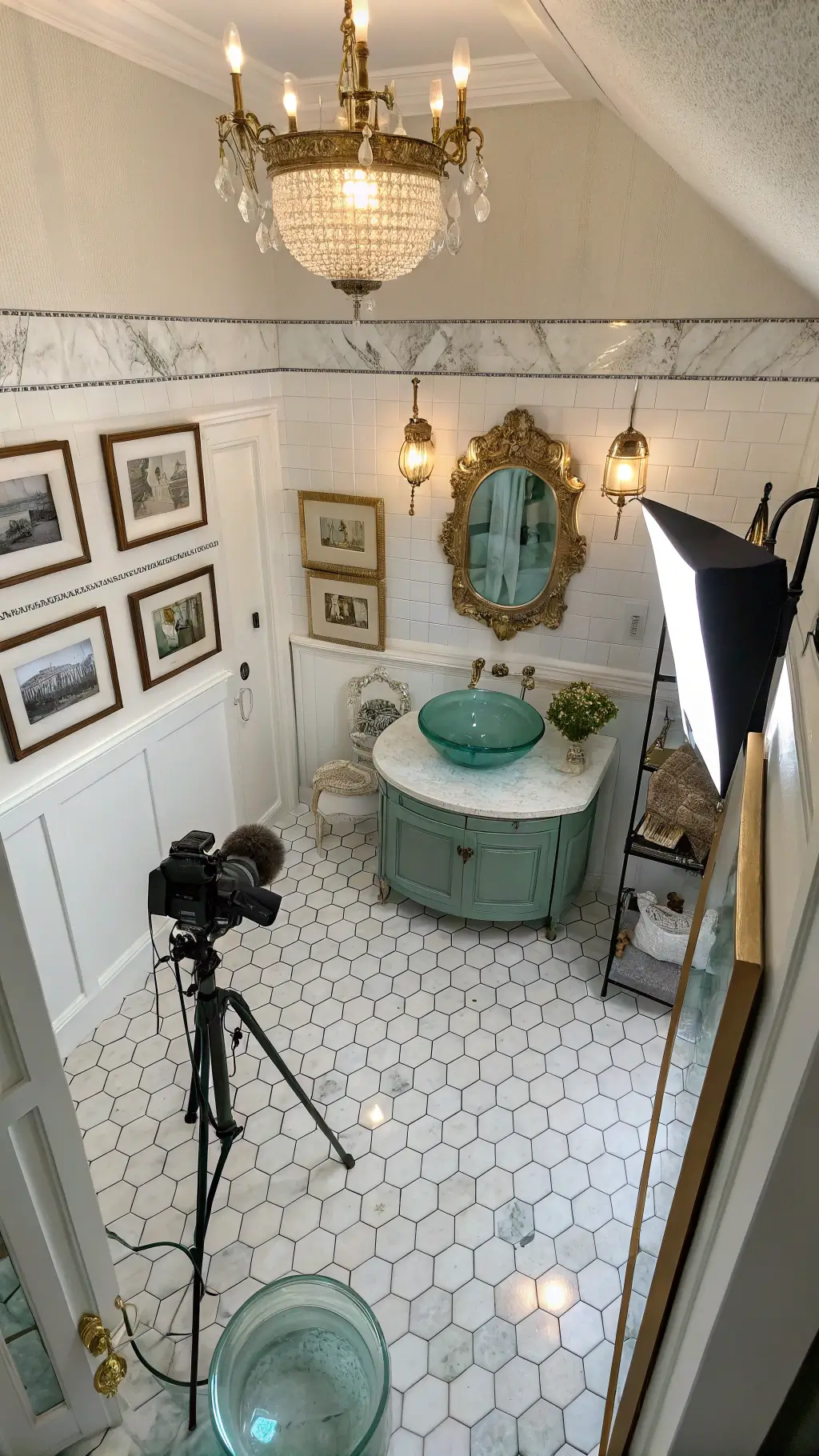 Coastal Maximalist Shower: Transform Your Bathroom into a Vibrant Seaside Sanctuary
