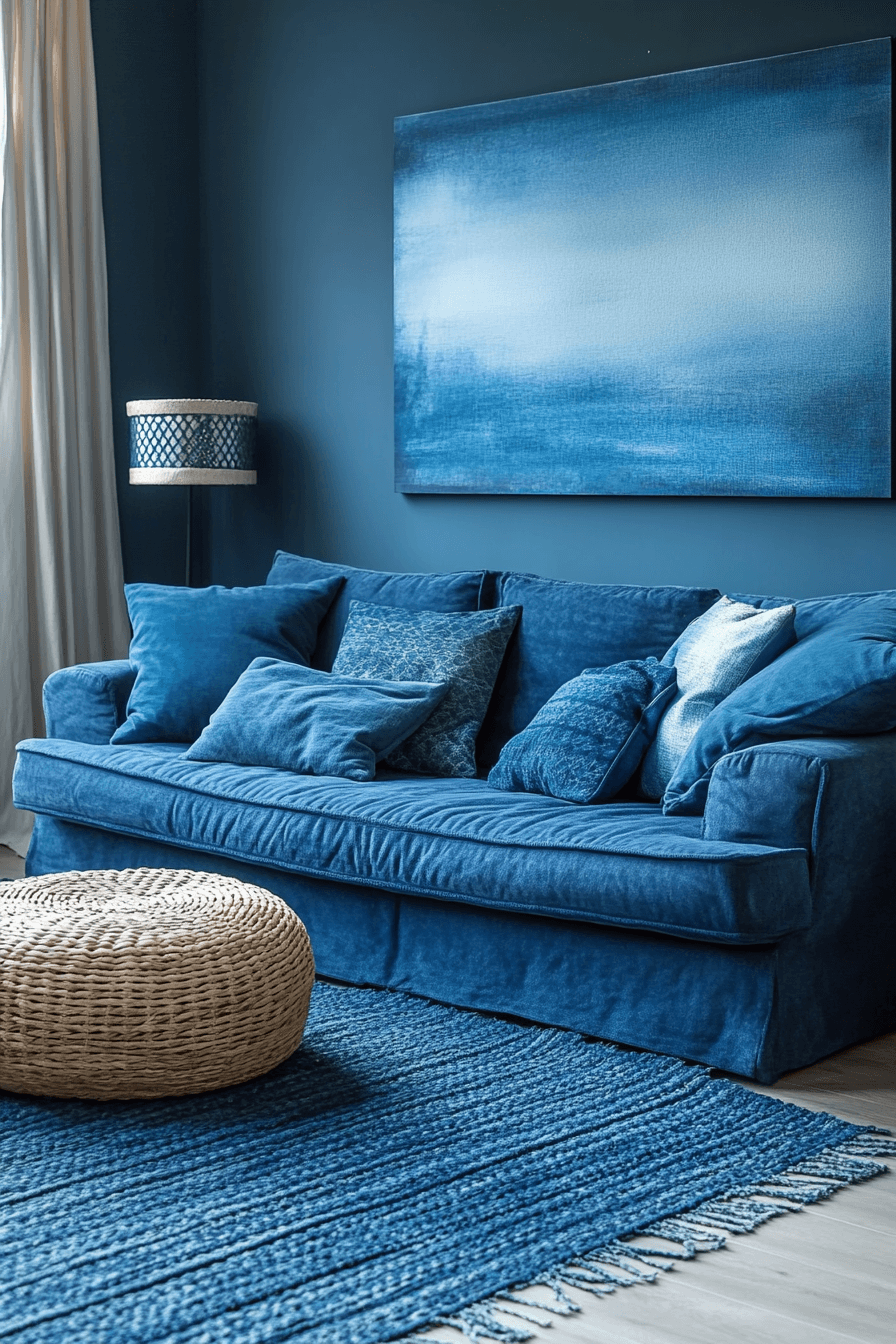 27+ Blue Couch Living Room Makeovers You’ll Want to Copy