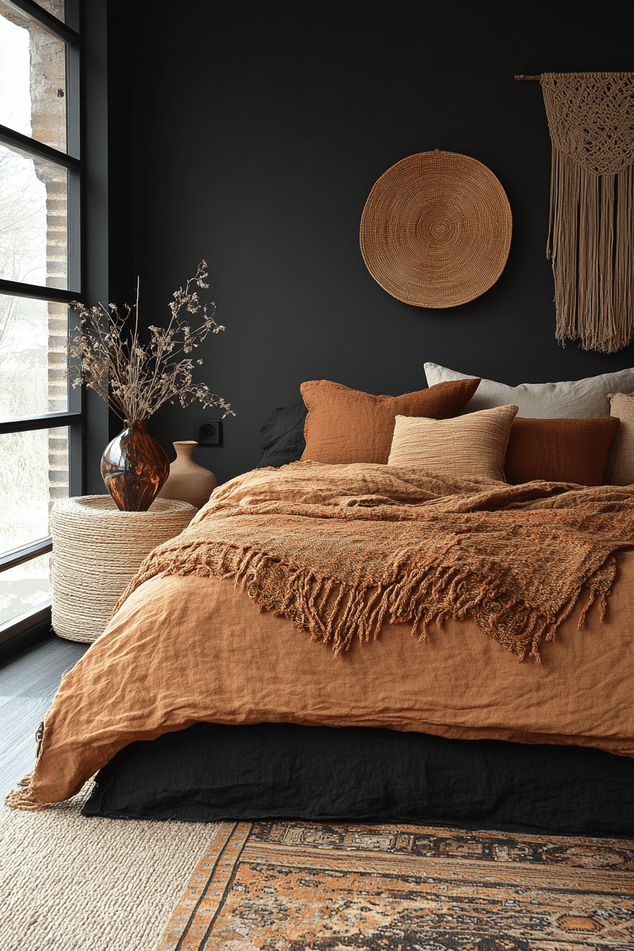 28+ Dark Boho Bedroom Inspiration for a Dreamy Modern Retreat