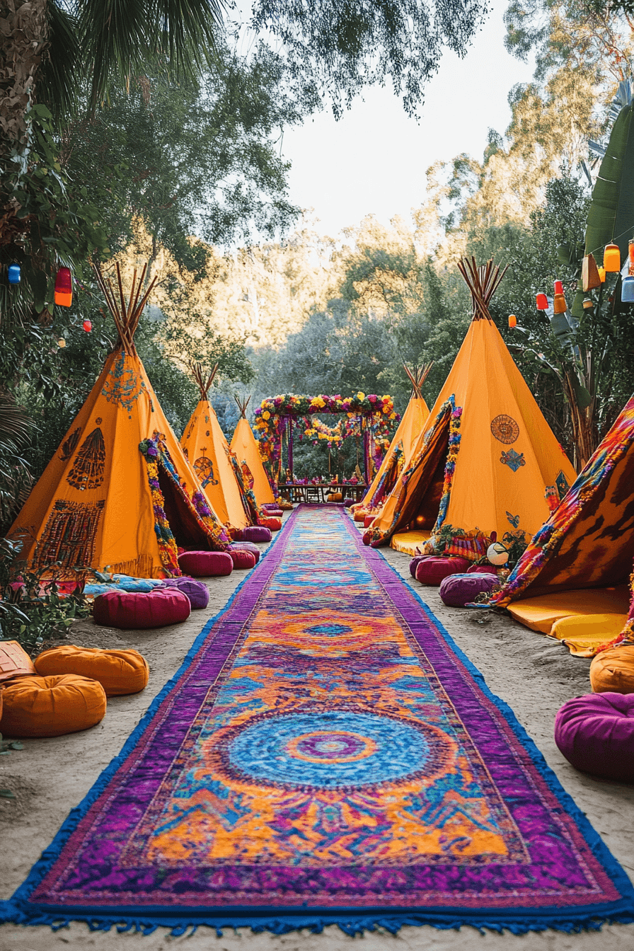25+ Boho Wedding Ceremony Ideas To Make Your Day Truly Unique 21 25+ Boho Wedding Ceremony Ideas To Make Your Day Truly Unique