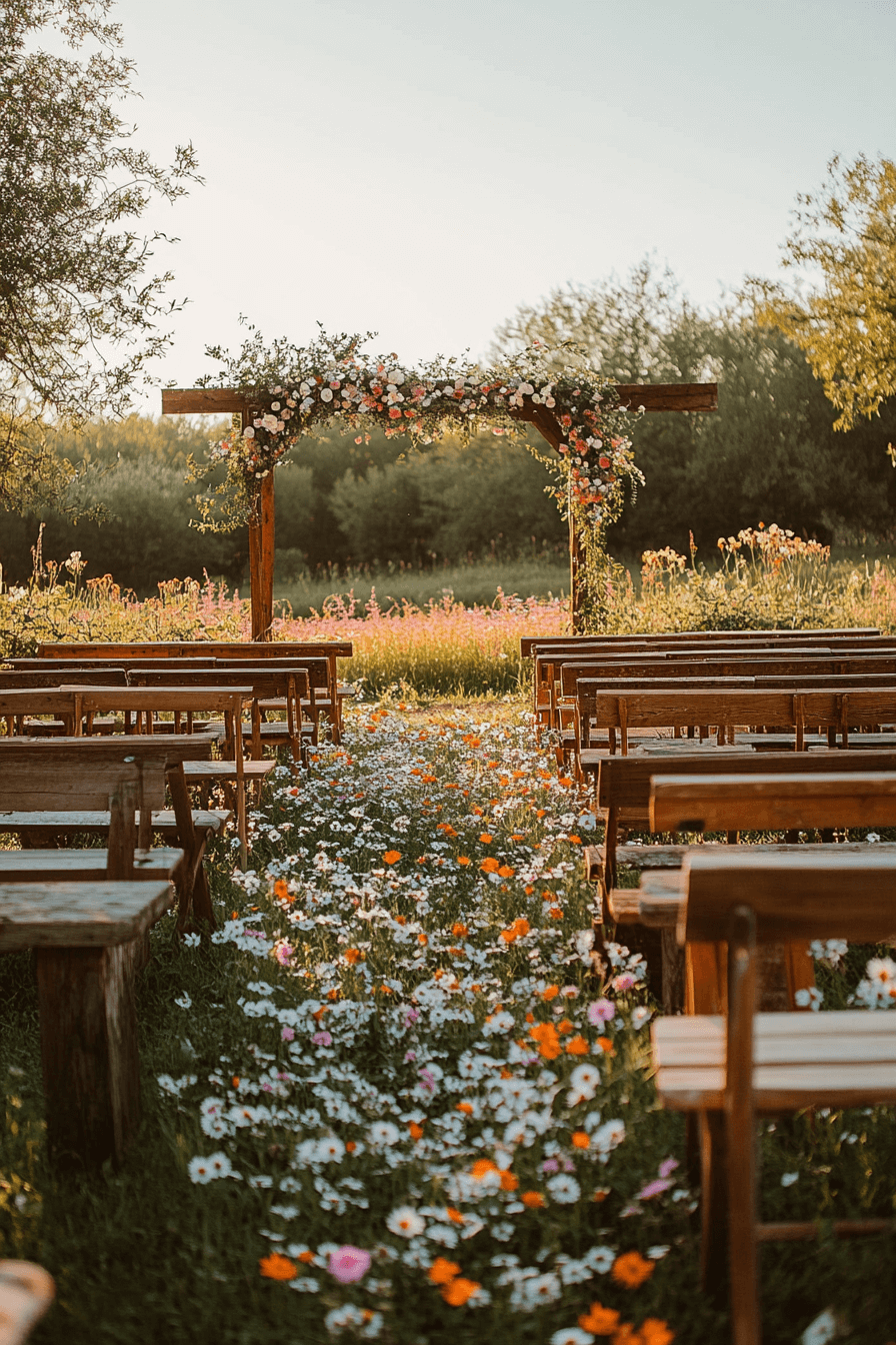 25+ Boho Wedding Ceremony Ideas To Make Your Day Truly Unique 23 25+ Boho Wedding Ceremony Ideas To Make Your Day Truly Unique