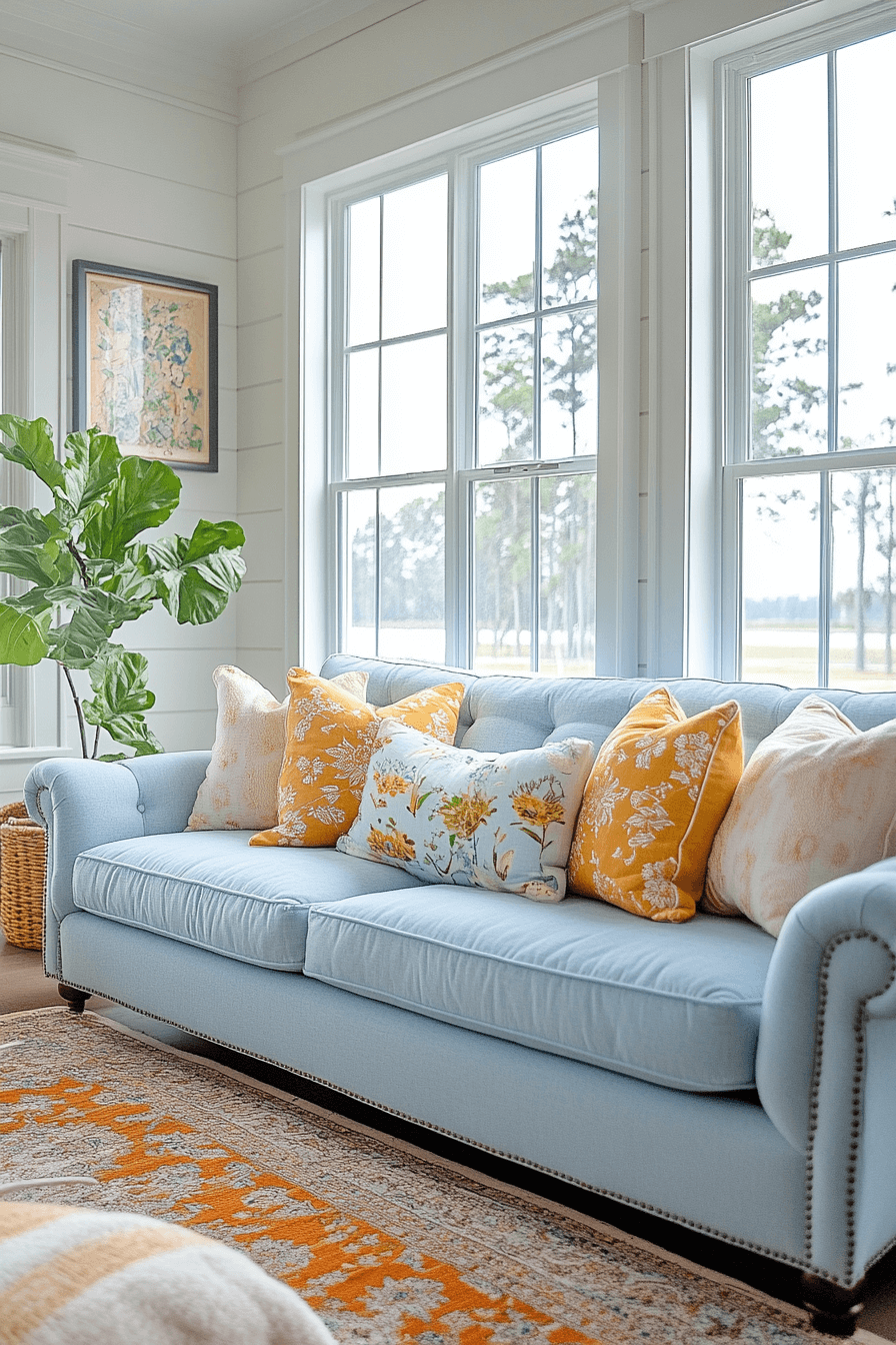 27+ Blue Couch Living Room Makeovers You’ll Want to Copy