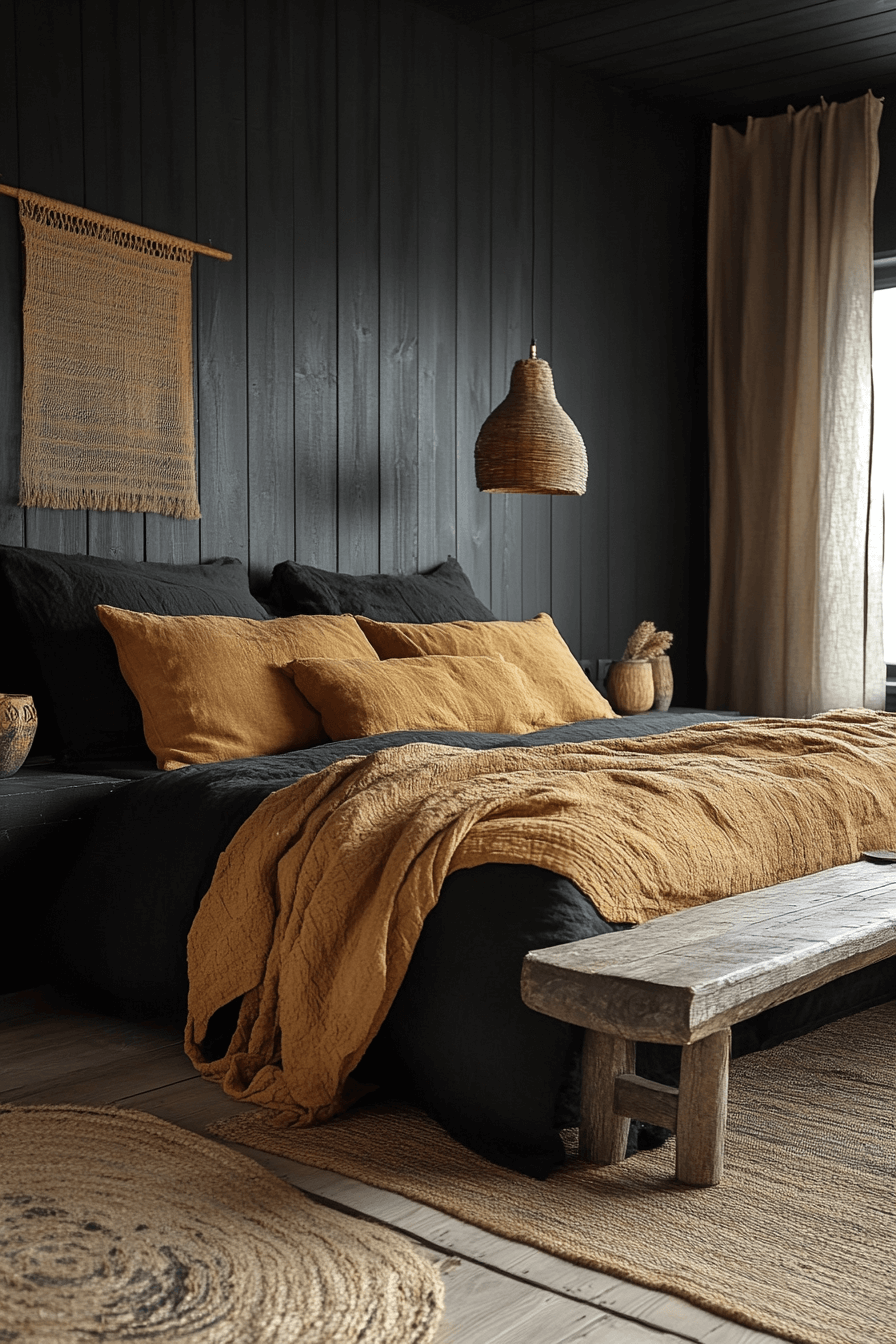 28+ Dark Boho Bedroom Inspiration for a Dreamy Modern Retreat