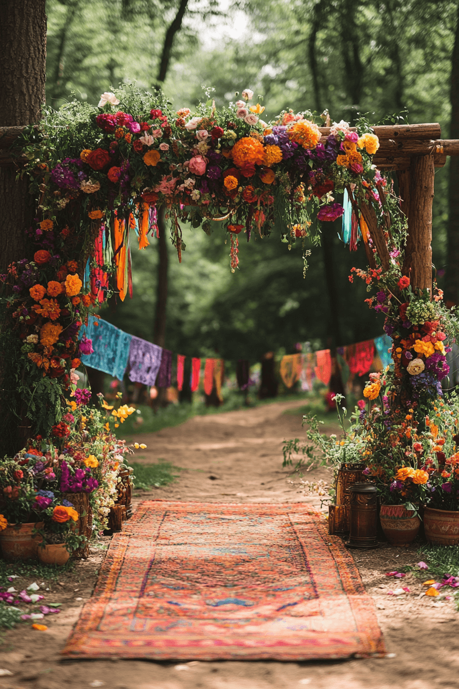 27+ Boho Wedding Arch Designs to Add Soulful Charm to Your Ceremony 29 27+ Boho Wedding Arch Designs to Add Soulful Charm to Your Ceremony