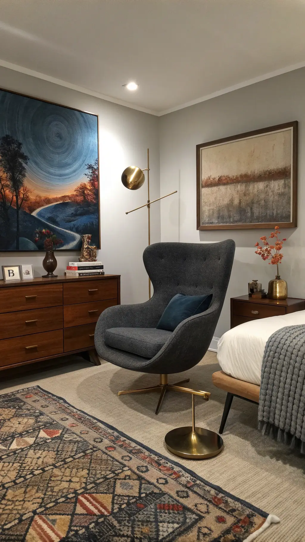 Mid-Century Modern Bedroom: A Timeless Retreat of Retro Elegance