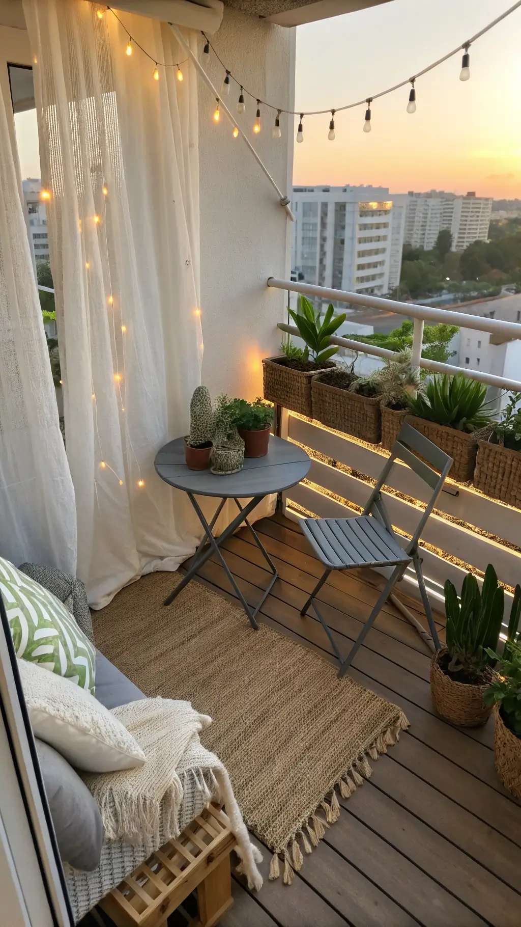 Transform Your Small Balcony into a Stunning Retreat: Budget-Friendly Decor Secrets 3 Transform Your Small Balcony into a Stunning Retreat: Budget-Friendly Decor Secrets