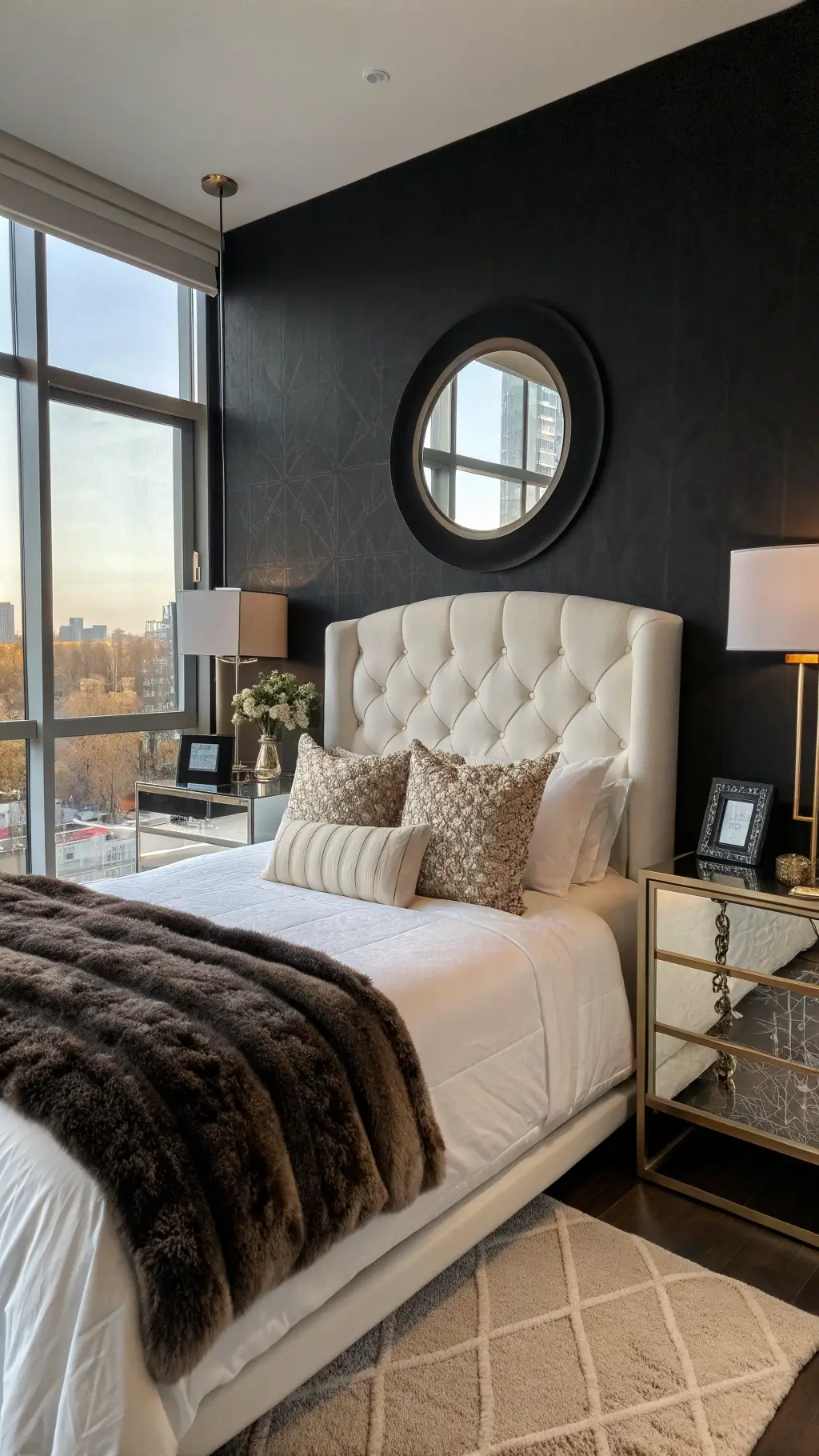 Creating a Stunning Black and White Apartment Bedroom: A Modern Design Guide